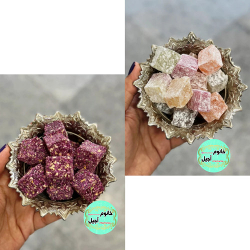 لوکوم با طعم های مختلف میوه ای، نرم و تازه مناسب پذیرایی